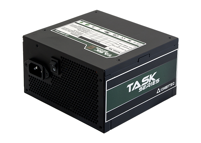 Блок питания Chieftec Task TPS-500S-Bulk (ATX 2.3, 500W, 80 PLUS BRONZE, Active PFC, 120mm fan) OEM