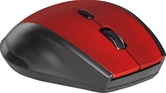 Мышь беспроводная  Defender Accura MM-365 (черный + красный) 5кн+кл, 800/1200/1600 dpi  52367