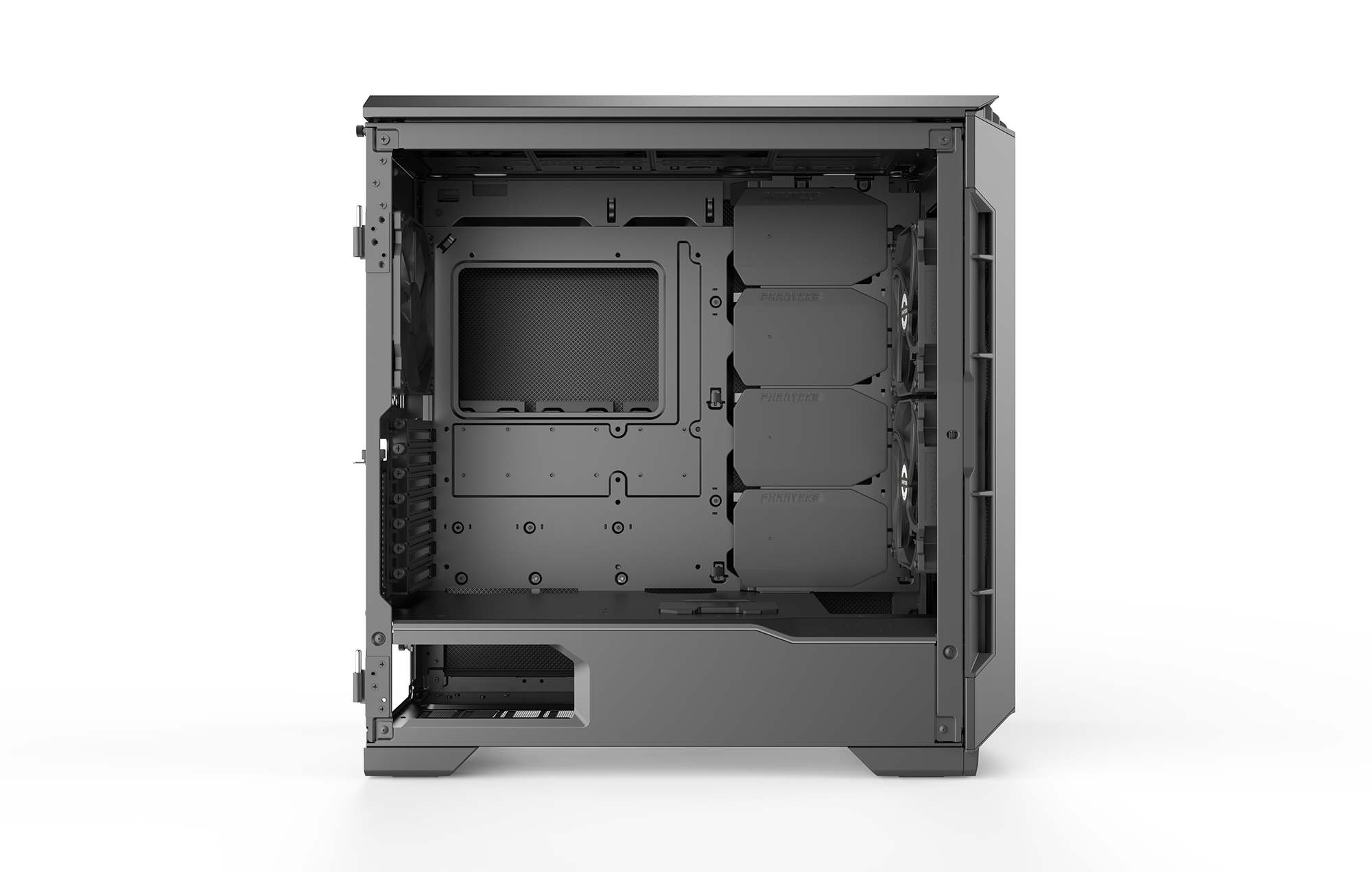 Корпус PHANTEKS Eclipse P600S, Black, звукоизоляционные панели на магнитах, боковая панель Tempered Glass, Mid-Tower / PH-EC600PSTG_BK01_RU