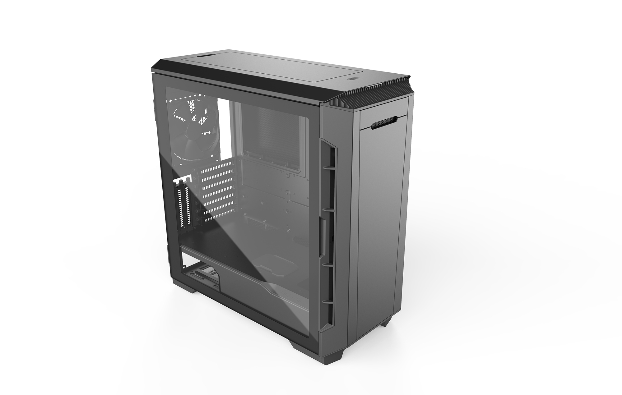 Корпус PHANTEKS Eclipse P600S, Black, звукоизоляционные панели на магнитах, боковая панель Tempered Glass, Mid-Tower / PH-EC600PSTG_BK01_RU