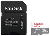 Карта памяти MicroSDHC 32GB SanDisk Class 10 UHS-I 80MB/s + адаптер [SDSQUNS-032G-GN3MA]