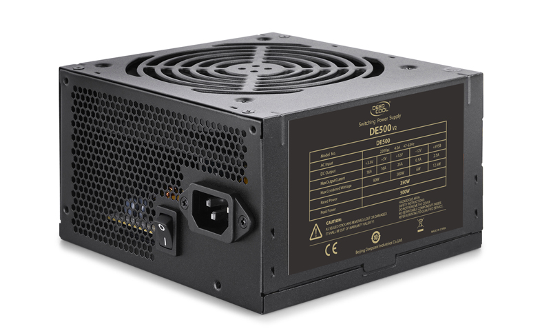 Блок питания Deepcool Explorer DE500 (ATX 2.31, 500W, PWM 120mm fan, Black case) RET