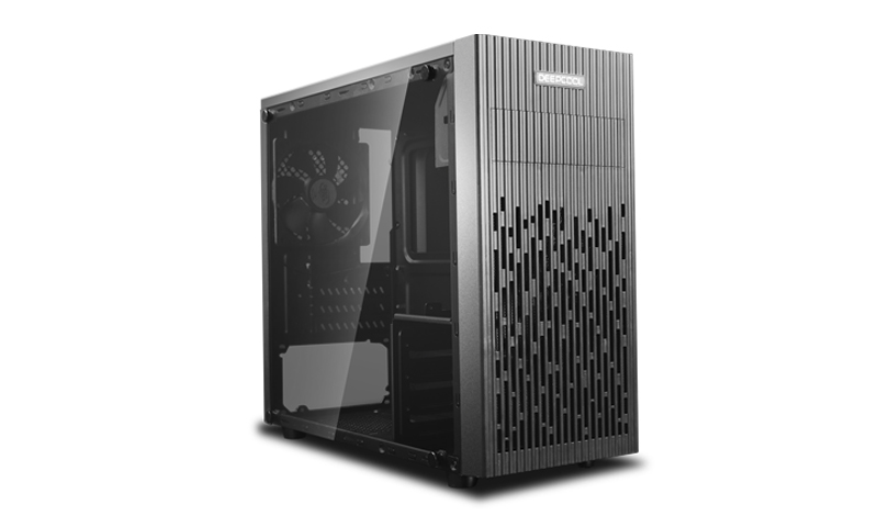 Корпус Deepcool MATREXX 30 без БП, боковое окно (закаленное стекло), черный, MICRO ATX/MINI-ITX