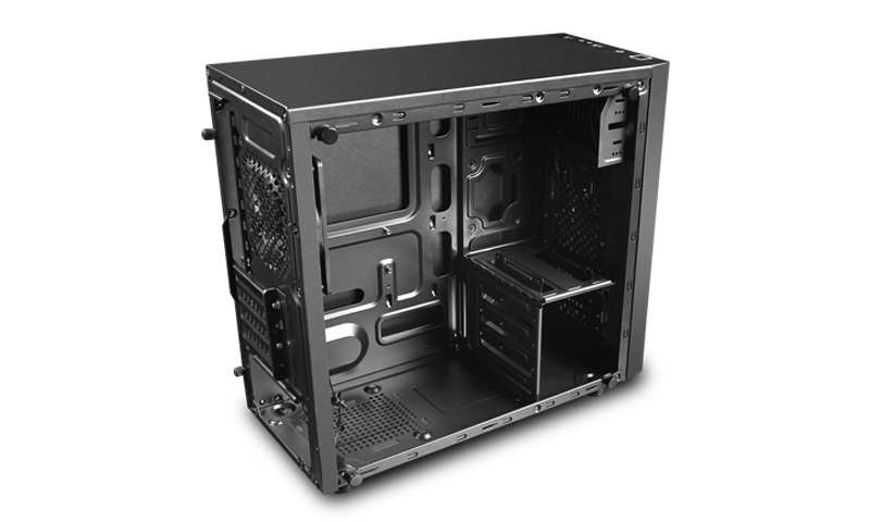 Корпус Deepcool MATREXX 30 без БП, боковое окно (закаленное стекло), черный, MICRO ATX/MINI-ITX