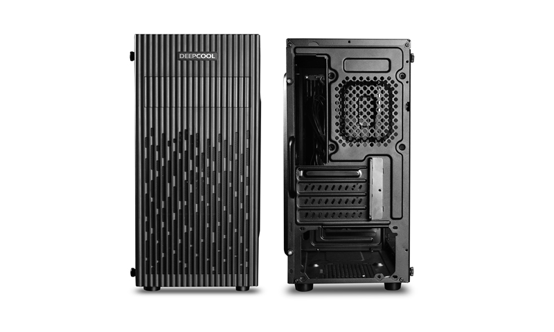 Корпус Deepcool MATREXX 30 без БП, боковое окно (закаленное стекло), черный, MICRO ATX/MINI-ITX