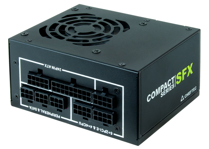 Блок питания Chieftec Compact CSN-450C (ATX 2.3, 450W, SFX, Active PFC, 80mm fan, 80 PLUS GOLD, Full Cable Management) Retail