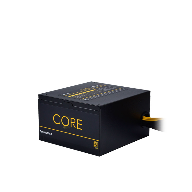 Блок питания Chieftec Core BBS-500S (ATX 2.3, 500W, 80 PLUS GOLD, Active PFC, 120mm fan) Retail