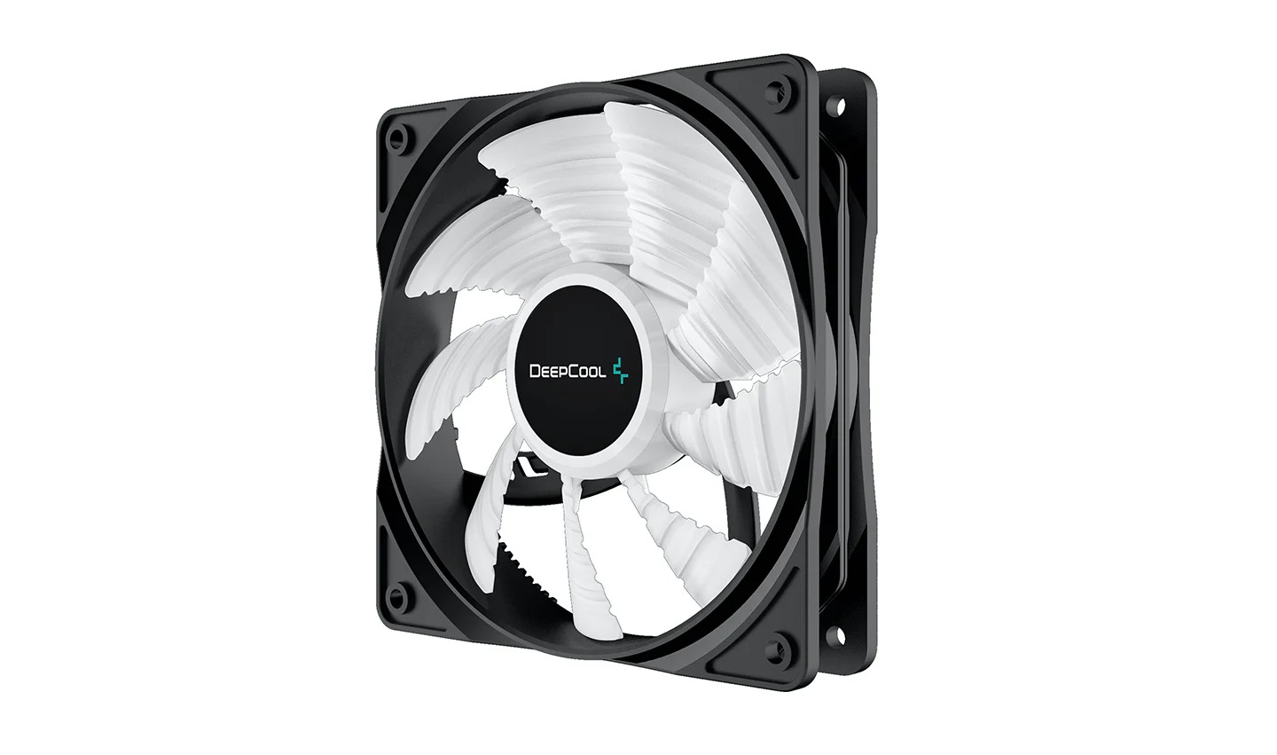 Вентилятор DEEPCOOL RF120R 120x120x25мм (96шт./кор, LED Red подсветка, 1300об/мин) Retail