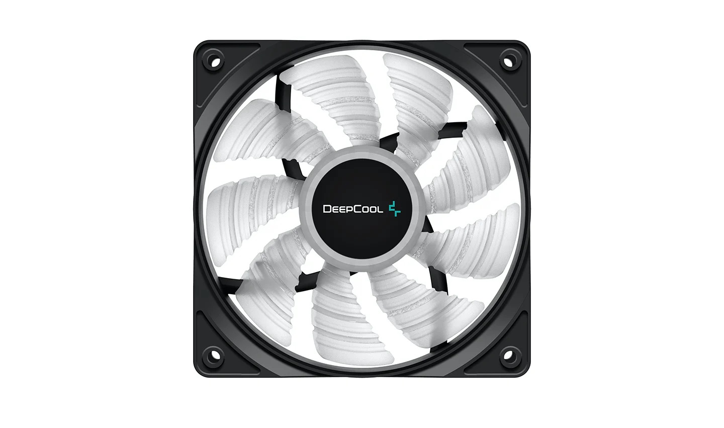 Вентилятор DEEPCOOL RF120R 120x120x25мм (96шт./кор, LED Red подсветка, 1300об/мин) Retail