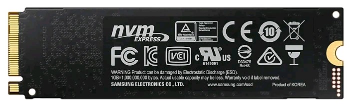 Накопитель Samsung 970 EVO Plus M.2 NVMe  1Tb <MZ-V7S1T0BW>