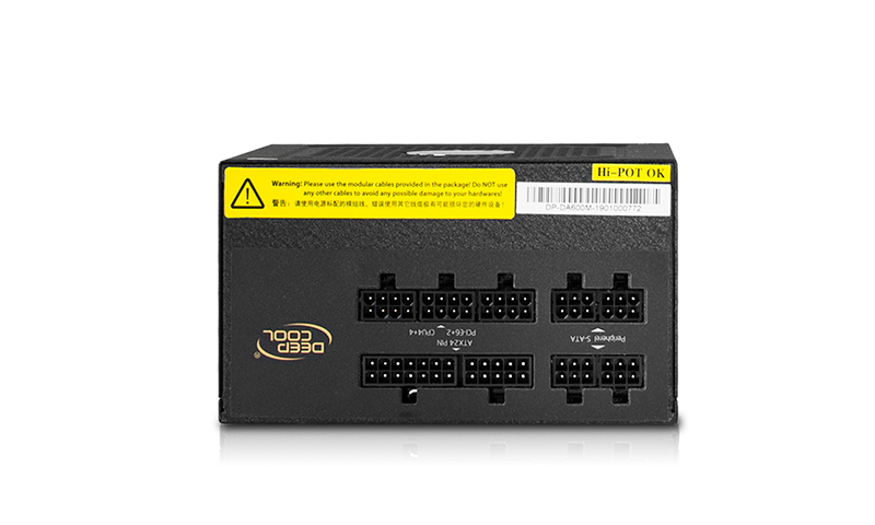Блок питания Deepcool Aurora DA600-М (ATX 2.31, 600W, Full Cable Management, PWM 120mm fan, Active PFC, 5*SATA, 80+ BRONZE) RET