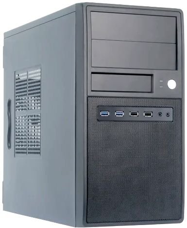 Корпус CHIEFTEC MESH CT-04B-OP без БП, черный, mATX