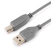 Кабель USB2.0  AM/BM 1,8 м серый CCP-USB2-AMBM-6G