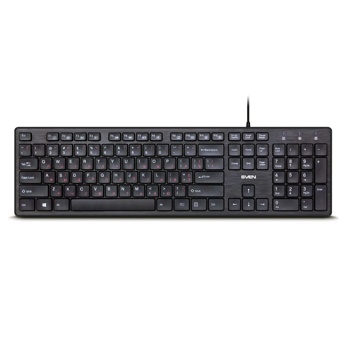 Клавиатура SVEN KB-E5800 / USB / WIRED / Black