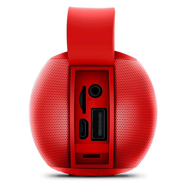 Портативная колонка SVEN PS-75 (6 Вт(2x3), встроенный аккумулятор, FM-тюнер, Bluetooth, USB, microSD) красный