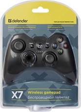 Беспроводной геймпад  Defender X7 USB, Bluetooth, Android, Li-Ion, черный  64269