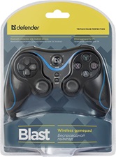 Беспроводной геймпад  Defender Blast USB, Bluetooth, Android, Li-Ion  (64285)