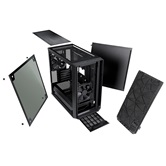 Корпус Fractal Design Meshify Mini C Tempered Glass / mATX, tempered glass / 2x120mm fans inc. / FD-CA-MESH-C-MINI-BKO-TGD