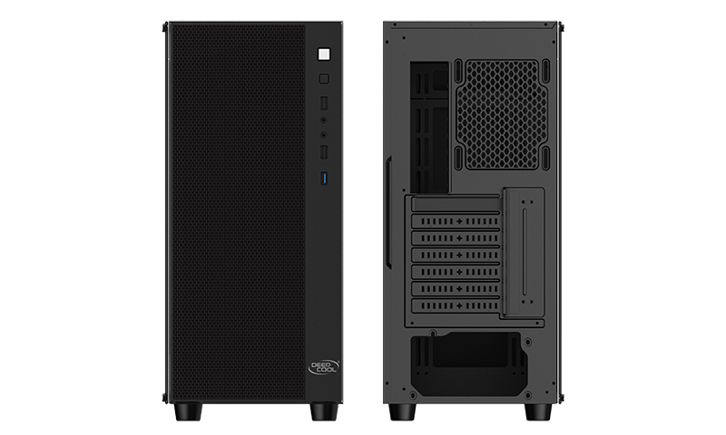 Корпус Deepcool MATREXX 55 MESH без БП, боковое окно (закаленное стекло), черный, ATX