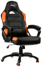 Игровое кресло Aerocool AC80C AIR  (черно-оранжевое)