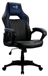 Игровое кресло Aerocool AC40C AIR  (черно-синее)