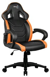 Игровое кресло Aerocool AC60C AIR  (черно-оранжевое)
