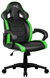 Игровое кресло Aerocool AC60C AIR  (черно-зеленое)