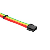 Комплект кабелей-удлинителей для БП 1STPLAYER RB-001 / 1x24-pin ATX, 1xP8(4+4)pin EPS, 2xP8(6+2)pin PCI-E, 2xP6-pin PCI-E / premium cotton / 350mm / RAINBOW