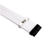 Комплект кабелей-удлинителей для БП 1STPLAYER WHT-001 / 1x24-pin ATX, 1xP8(4+4)pin EPS, 2xP8(6+2)pin PCI-E, 2xP6-pin PCI-E / premium nylon / 350mm / CRYSTAL WHITE