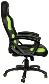 Игровое кресло Aerocool AC80C AIR  (черно-зеленое)