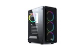 Корпус Powercase Mistral Z4 Mesh RGB, Tempered Glass, 4x 120mm RGB fan, чёрный, ATX  (CMIZB-R4)