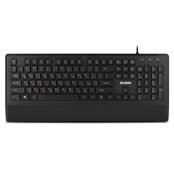 Клавиатура SVEN KB-E5500 / USB / WIRED / Black