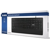 Клавиатура SVEN KB-E5500 / USB / WIRED / Black