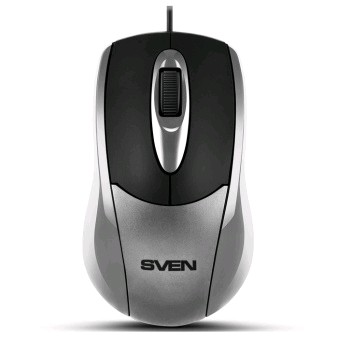 Мышь SVEN RX-110 / USB /  WIRED / OPTICAL / Silver