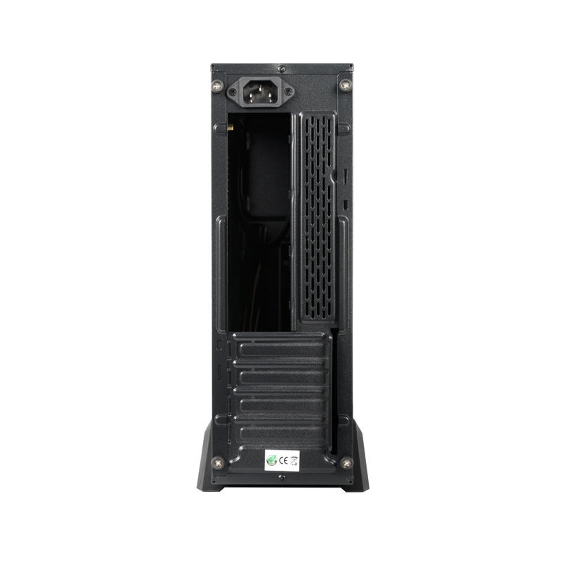 Корпус CHIEFTEC UNI UE-02B-OP без БП, Slimline desktop, SFX, черный, mATX