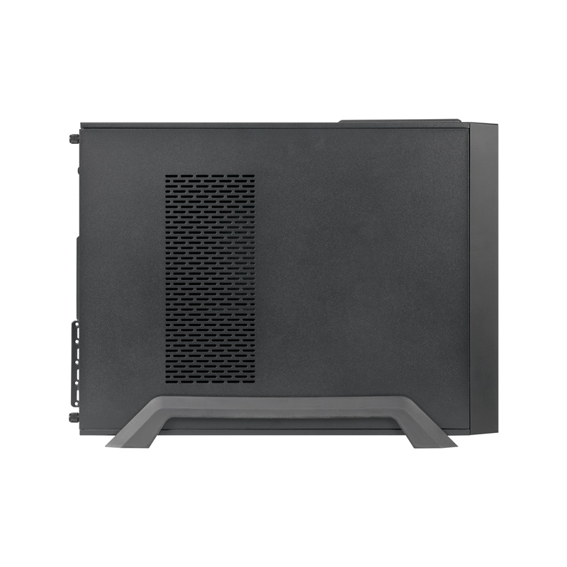 Корпус CHIEFTEC UNI UE-02B-OP без БП, Slimline desktop, SFX, черный, mATX