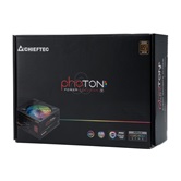 Блок питания Chieftec Photon CTG-750C-RGB (ATX 2.3, 750W, >85 efficiency, Active PFC, RGB Rainbow 120mm fan, Cable Management) Retail