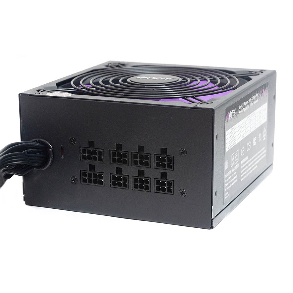 Блок питания HIPER HPB-600SM-PRO (ATX 2.31, 600W, Active PFC, 140mm fan, Cable Management, 80Plus BRONZE, Teapo Capacitors, EMI 2 grade, черный) BOX