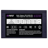 Блок питания HIPER HPB-650SM-PRO (ATX 2.31, 650W, Active PFC, 140mm fan, Cable Management, 80Plus BRONZE, Teapo Capacitors, EMI 2 grade, черный) BOX