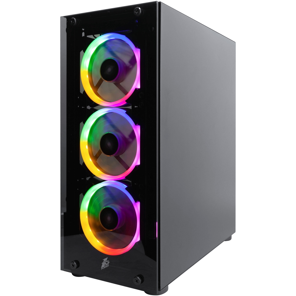 Корпус 1STPLAYER FIRE DANCING V2-A / ATX, tempered glass / 4x 120mm LED fans inc. / V2-A-4R1