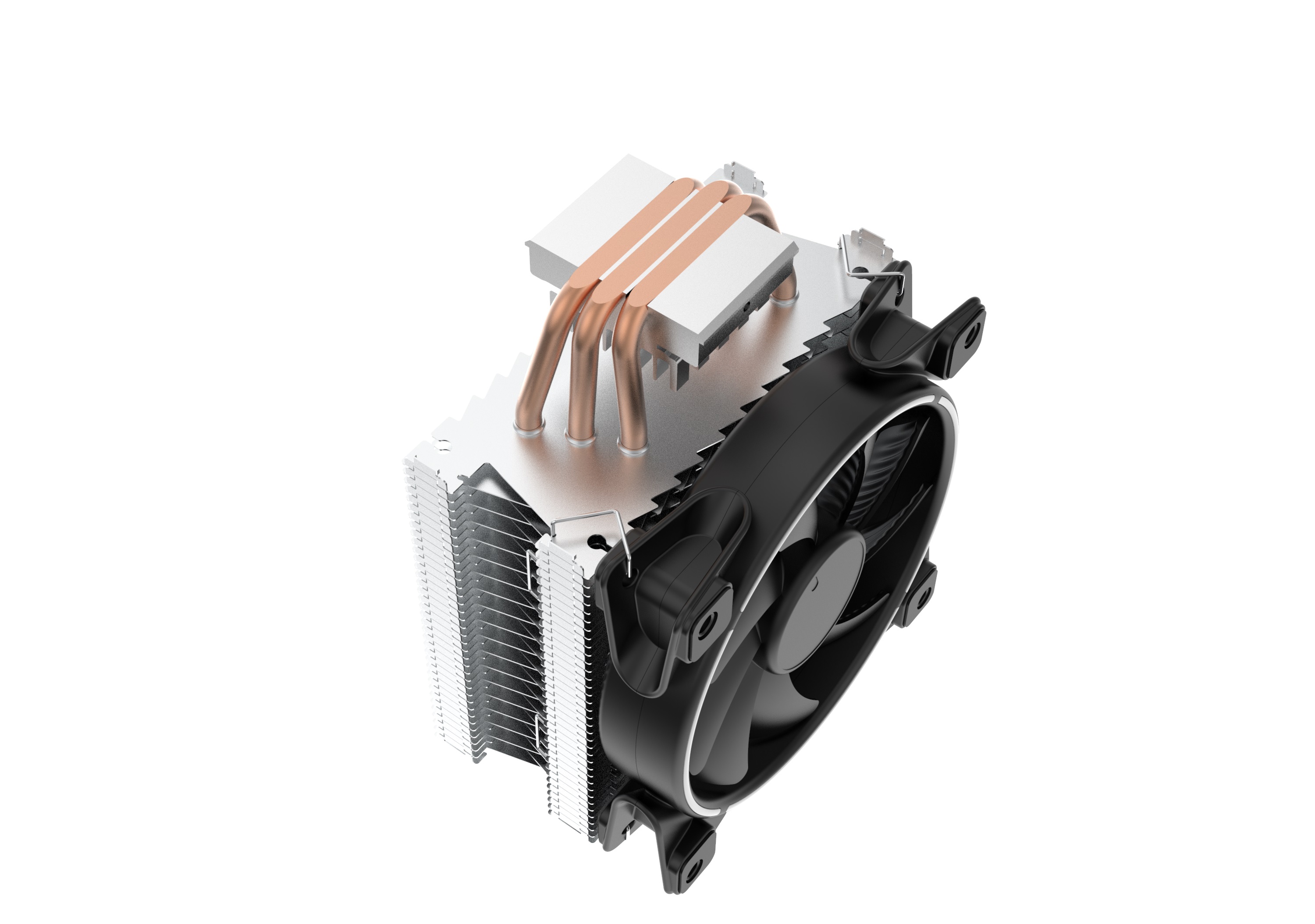 Кулер PCCooler GI-X3B V2 S775/115X/20XX/AM2/AM3/AM4 (24 шт/кор, TDP 125W, вент-р 120мм с PWM, 3 тепловые трубки 6мм, синяя LED подсветка, 1000-1800RPM, 26.5dBa)