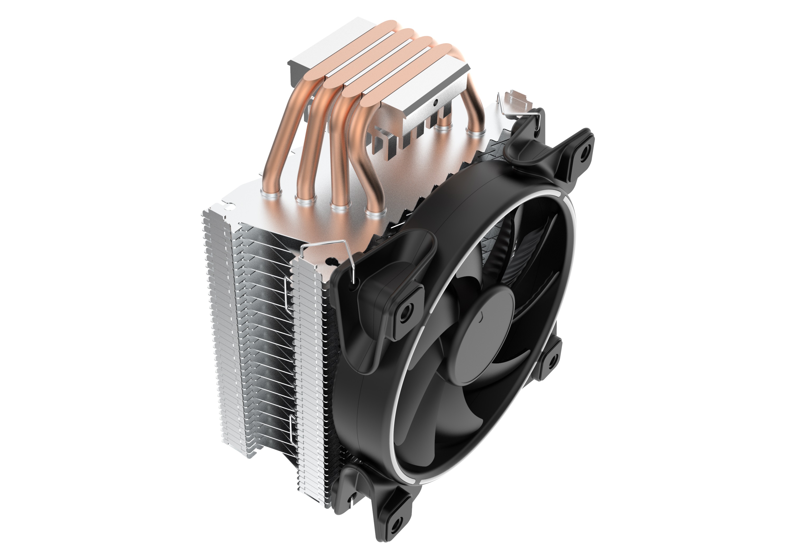 Кулер PCCooler GI-X4R V2 S775/115X/1700/AM2/AM3/AM4 (24 шт/кор, TDP 145W, 120mm PWM SilentPro Red LED FAN, 4 тепловые трубки 6мм, 1000-1800RPM, 26.5dBa)