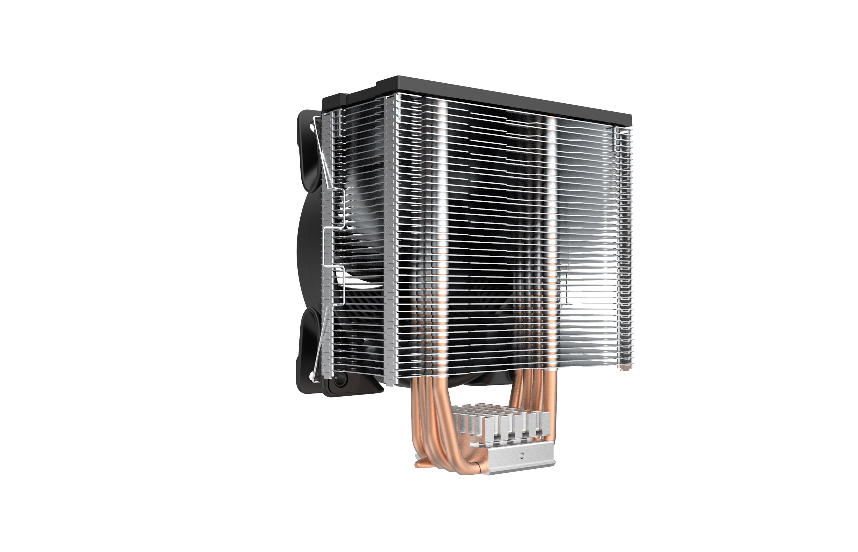Кулер PCCooler GI-X5B V2 S775/115X/1700/20XX/AM2/AM3/AM4 (24 шт/кор, TDP 160W, вент-р 120мм с PWM, Blue LED FAN, 5 тепловых трубок 6мм, 1000-1800RPM, 26.5dBa)