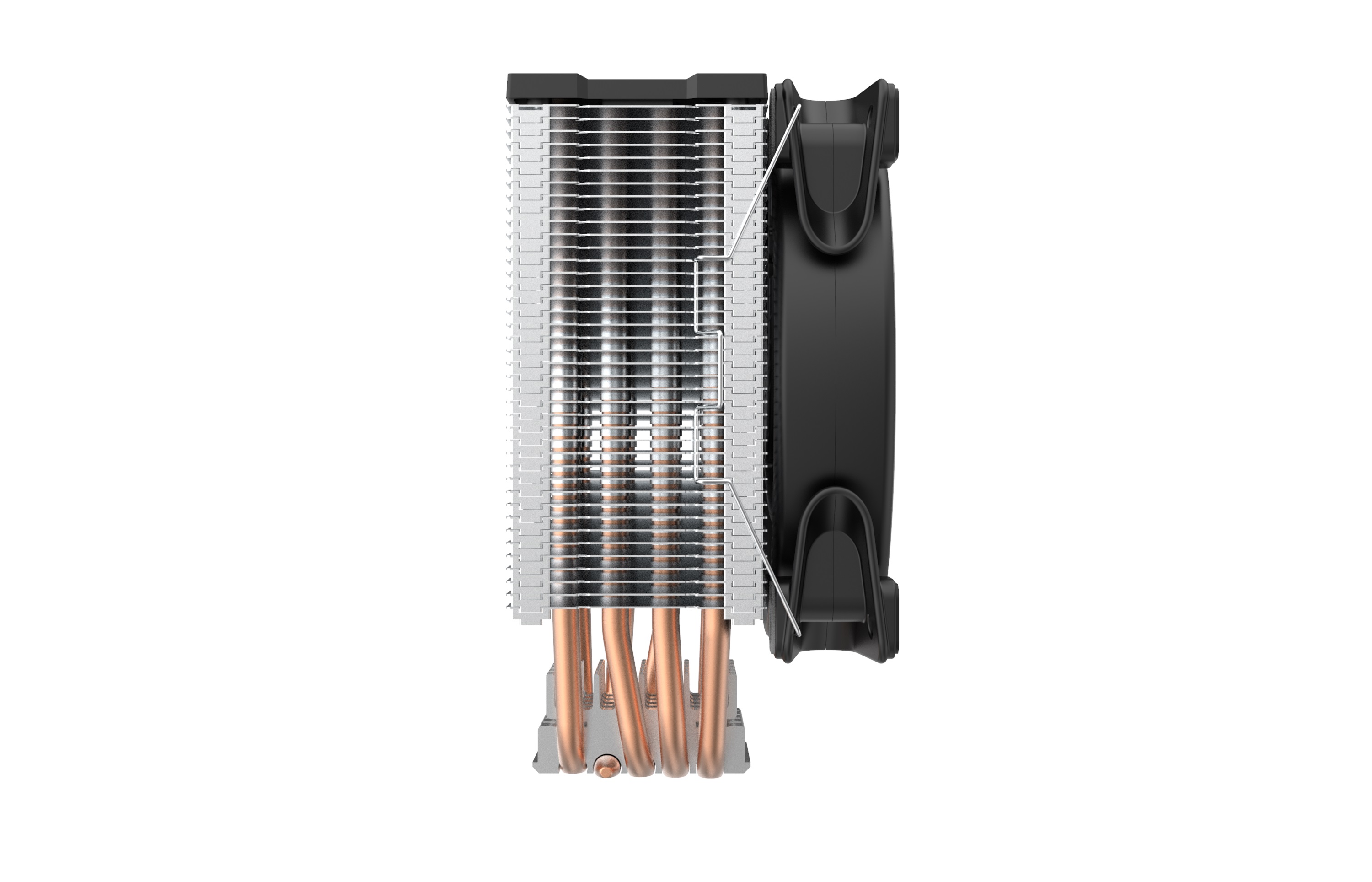 Кулер PCCooler GI-X5B V2 S775/115X/1700/20XX/AM2/AM3/AM4 (24 шт/кор, TDP 160W, вент-р 120мм с PWM, Blue LED FAN, 5 тепловых трубок 6мм, 1000-1800RPM, 26.5dBa)