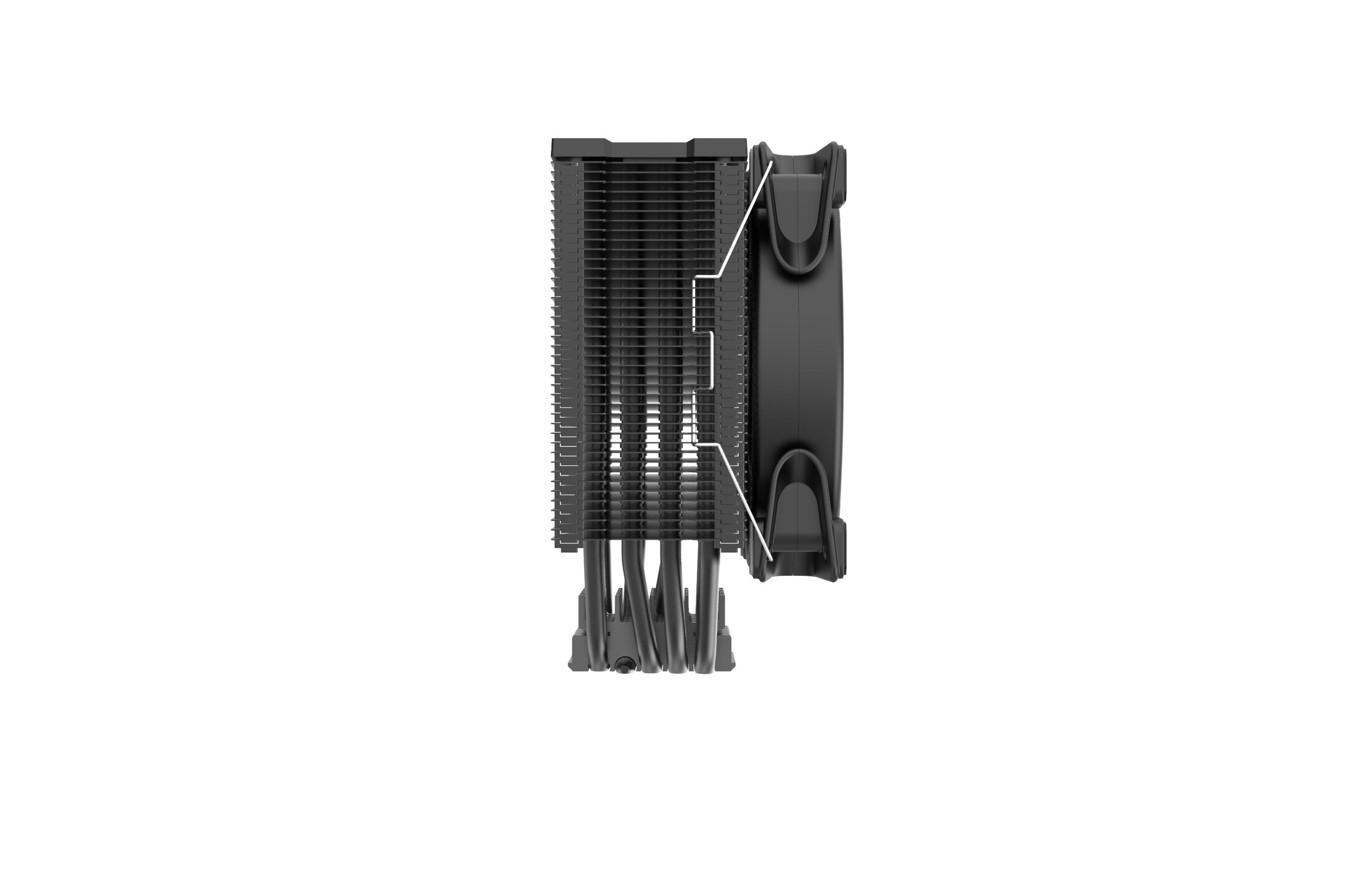Кулер PCCooler GI-X6R V2 S775/115X/20XX/AM2/AM3/AM4 (24 шт/кор, TDP 160W, вент-р 120мм с PWM, Red LED FAN, 5 тепловых трубок 6мм, 1000-1800RPM, 26.5dBa)