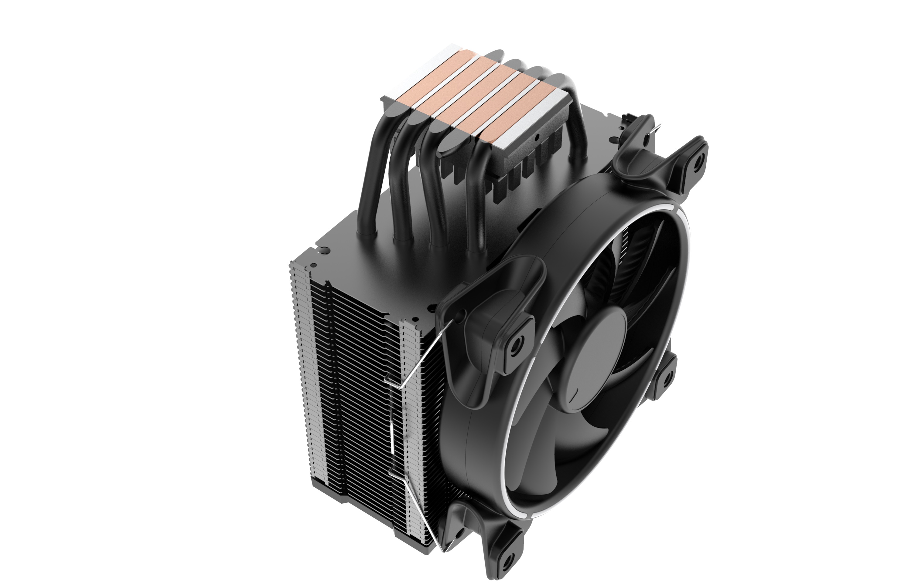 Кулер PCCooler GI-X6R V2 S775/115X/20XX/AM2/AM3/AM4 (24 шт/кор, TDP 160W, вент-р 120мм с PWM, Red LED FAN, 5 тепловых трубок 6мм, 1000-1800RPM, 26.5dBa)
