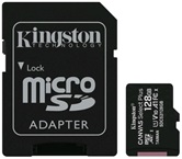 Карта памяти MicroSDXC 128GB  Kingston Class 10 UHS-I U1 Canvas Select Plus + адаптер  [SDCS2/128GB]