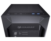 Корпус Cougar MX410 Mesh-G, без БП, боковое окно, чёрный, ATX