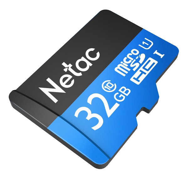 Карта памяти MicroSDHC 32GB  Netac Class 10 UHS-I U1 P500 Standard  [NT02P500STN-032G-S]