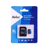 Карта памяти MicroSDXC 64GB  Netac Class 10 UHS-I U1 P500 Standard + адаптер  [NT02P500STN-064G-R]